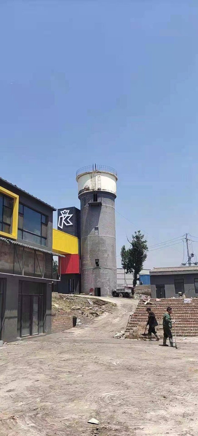 水泥烟囱拆除