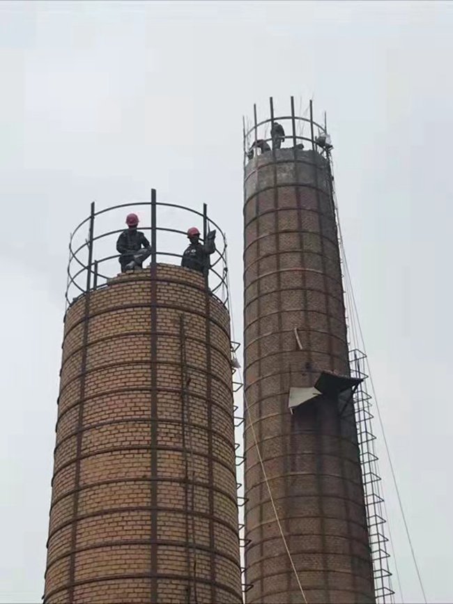 砖烟囱拆除